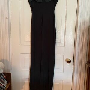 Arianna by Teresa Page Black Strapless Maxi Dress